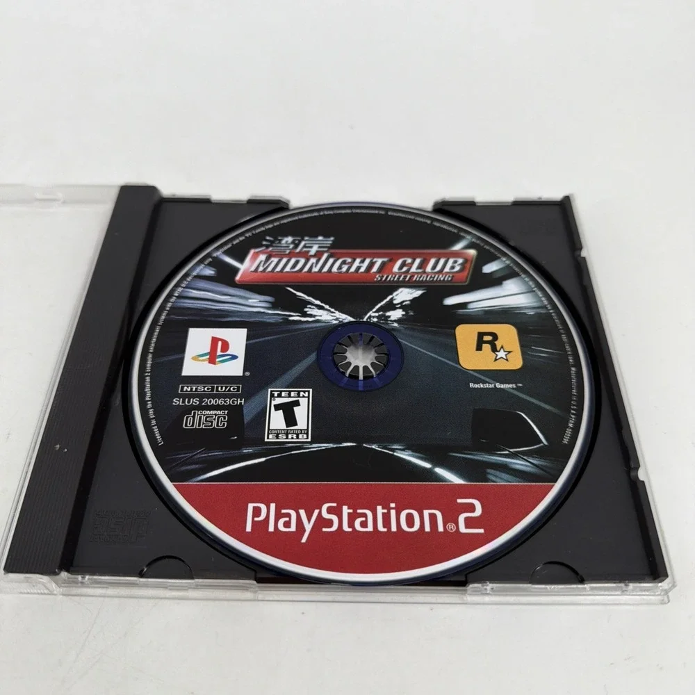 Midnight Club: Street Racing GREATEST HITS Sony PlayStation 2 PS2 Disc Only